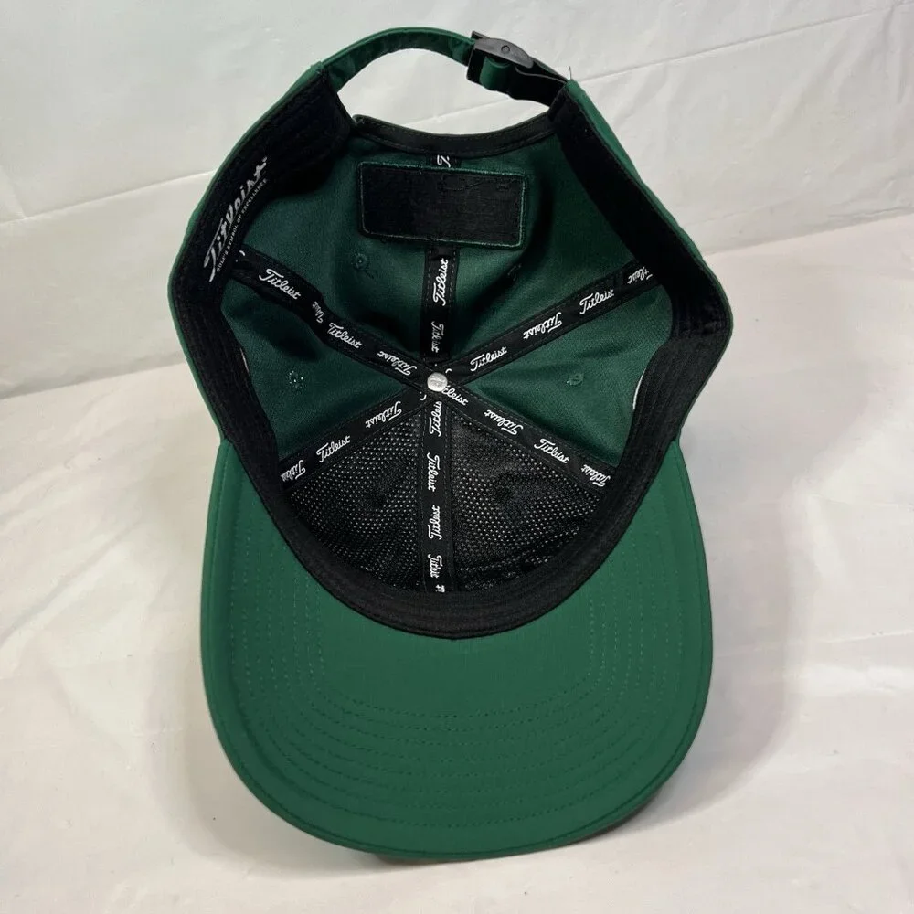 Titleist Golf Hat Adjustable Strapback Green White Korn Ferry Maine PGA Tour - Picture 5 of 10